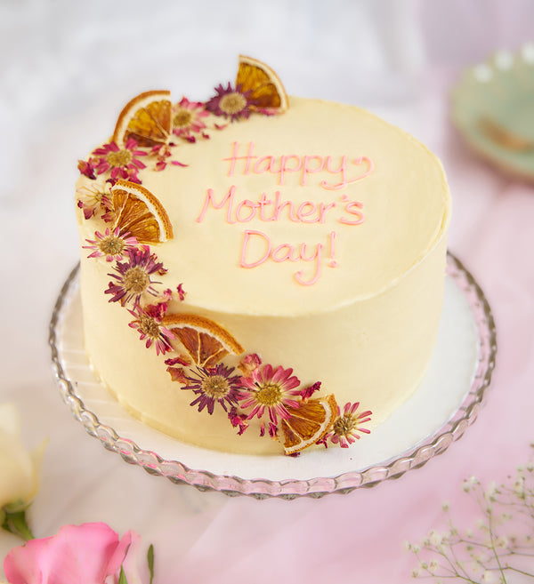 Mothers Day Floral Layer Cake