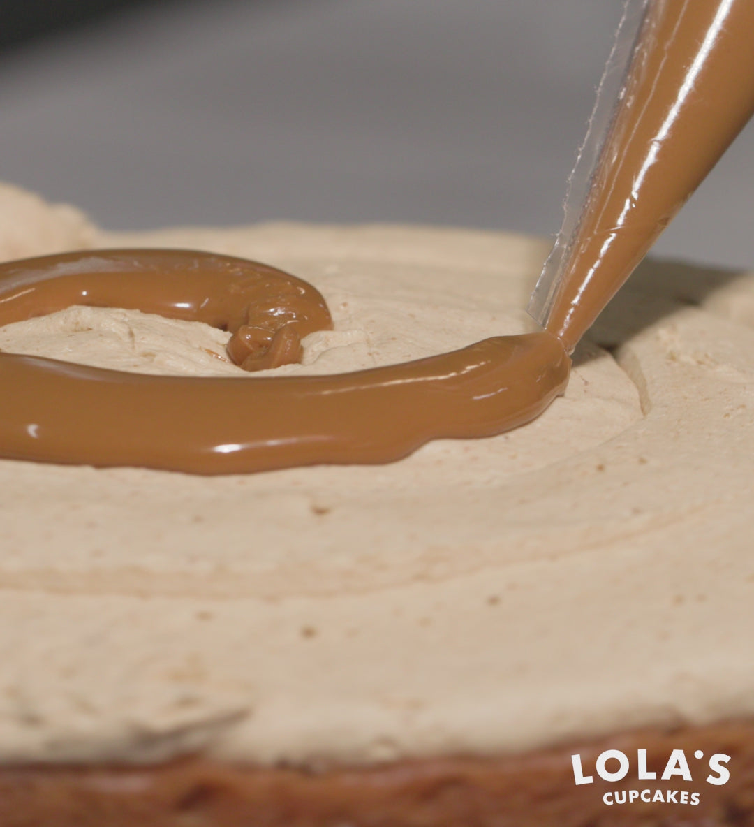Vegan Caramel Biscuit Cake