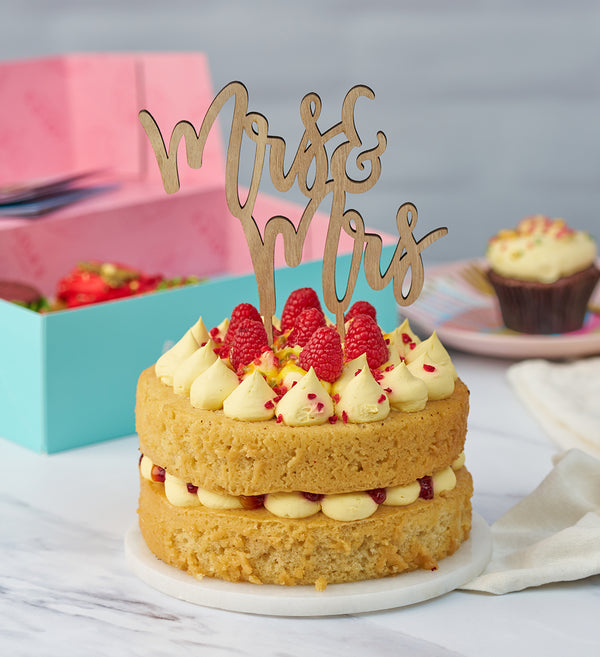 Mrs and Mrs Cake Topper