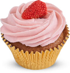 Vegan Strawberry Cupcake