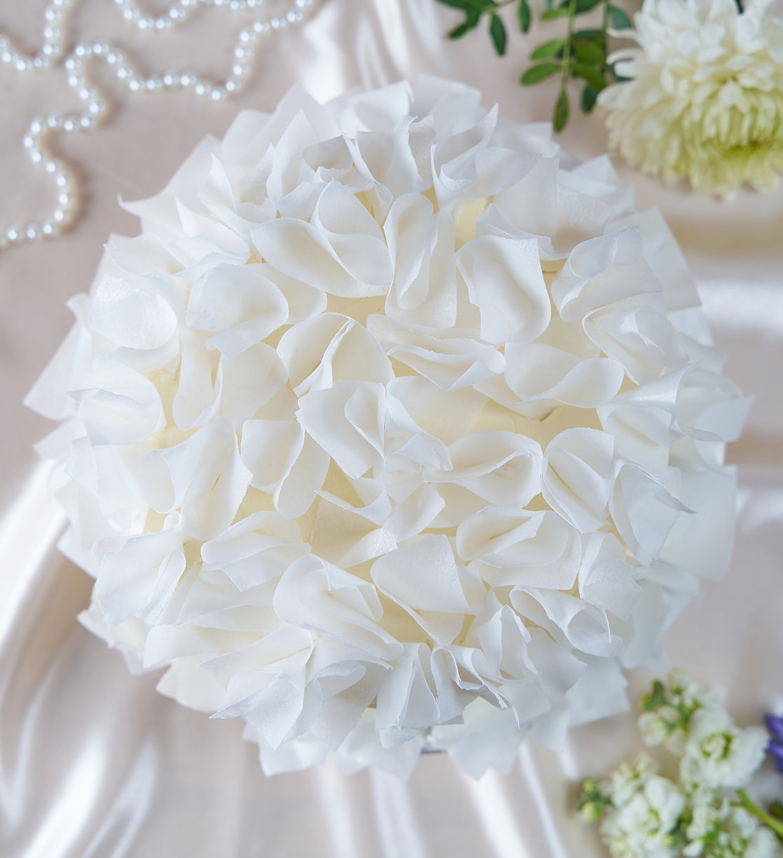 Ivory Silk Cake