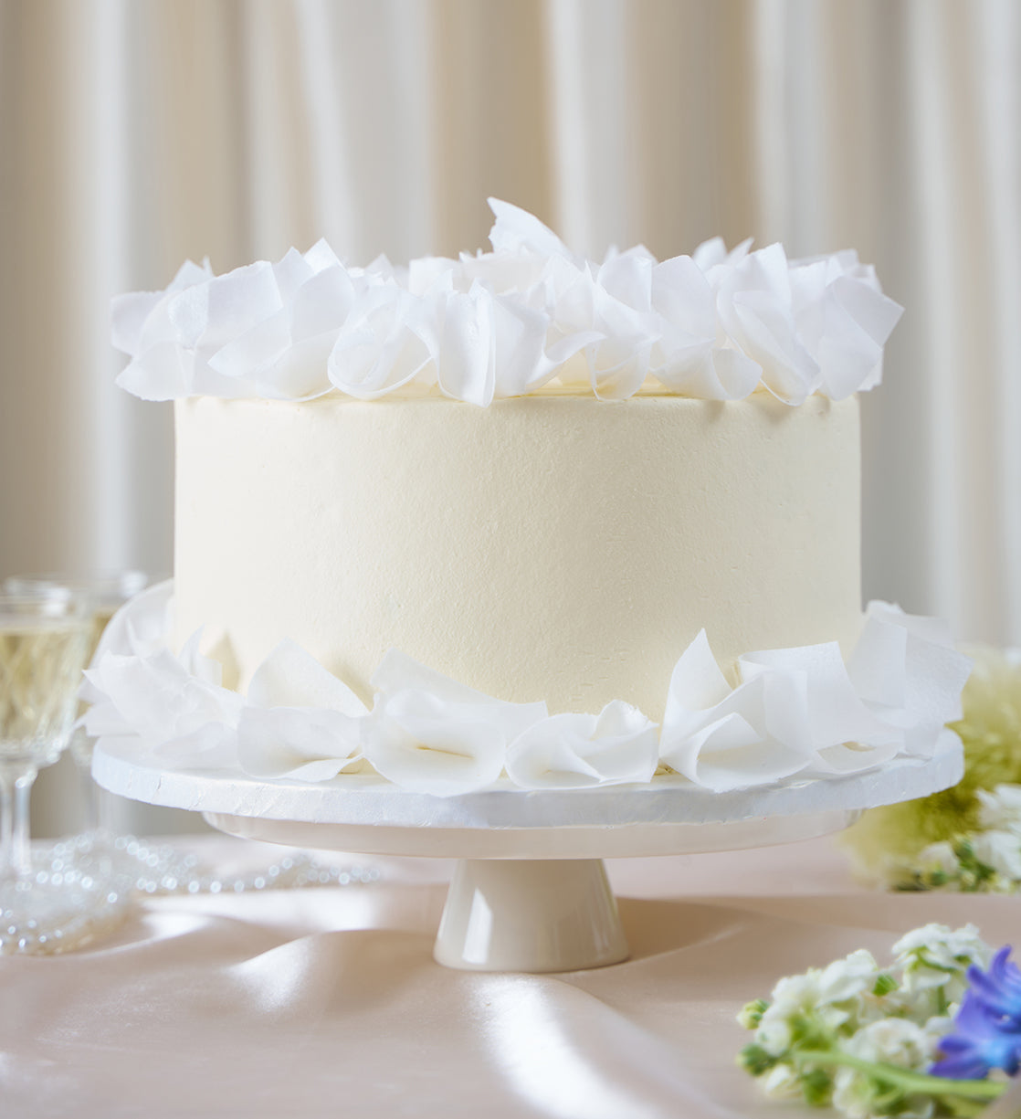 Ivory Silk Cake