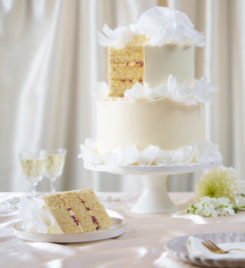 Ivory Silk Two Tier Cake - 2nd image