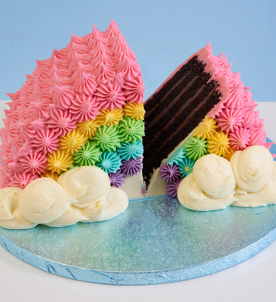 Old Over The Rainbow Cake